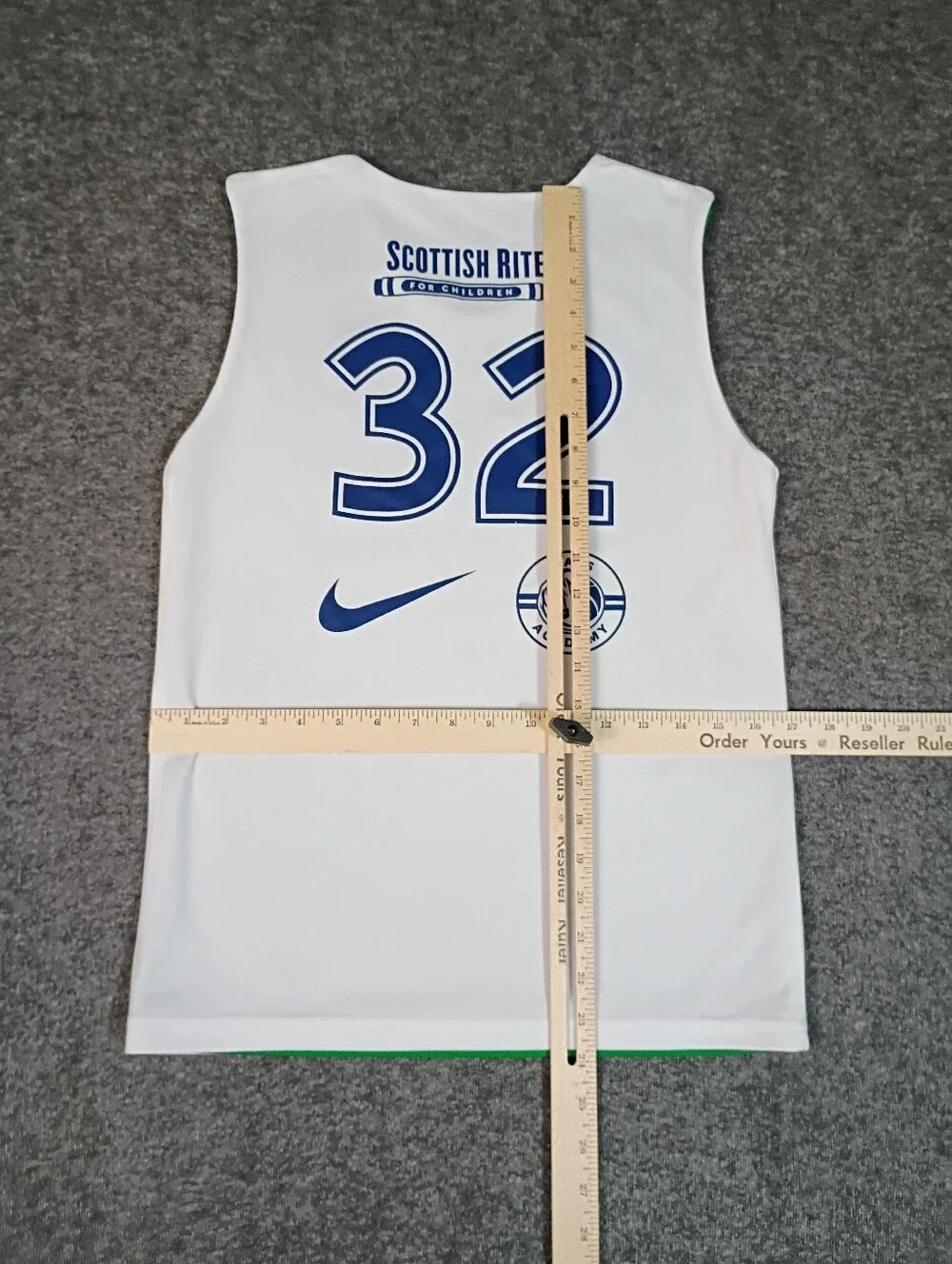 Nike Dallas Mavericks Academy Reversible Basketball Jersey Youth L Green White32